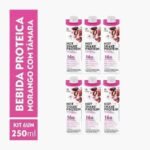Bebida Proteica NotCo NotShake Protein Morango Tamara 6x250ml, 16g de Proteína, Ingredientes 100% Vegetais, Sabor Morango, Low Carb, Sem Açúcar Adicionado, Baixo em Gorduras, Vegetariano. - Imagem 2