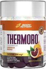 Laranja Moro Cafeína L-Carnitina Cromo Thermoro 60 Comp Bodyaction